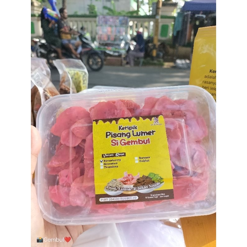 

keripik pisang lumer strawberry isi 150 gram