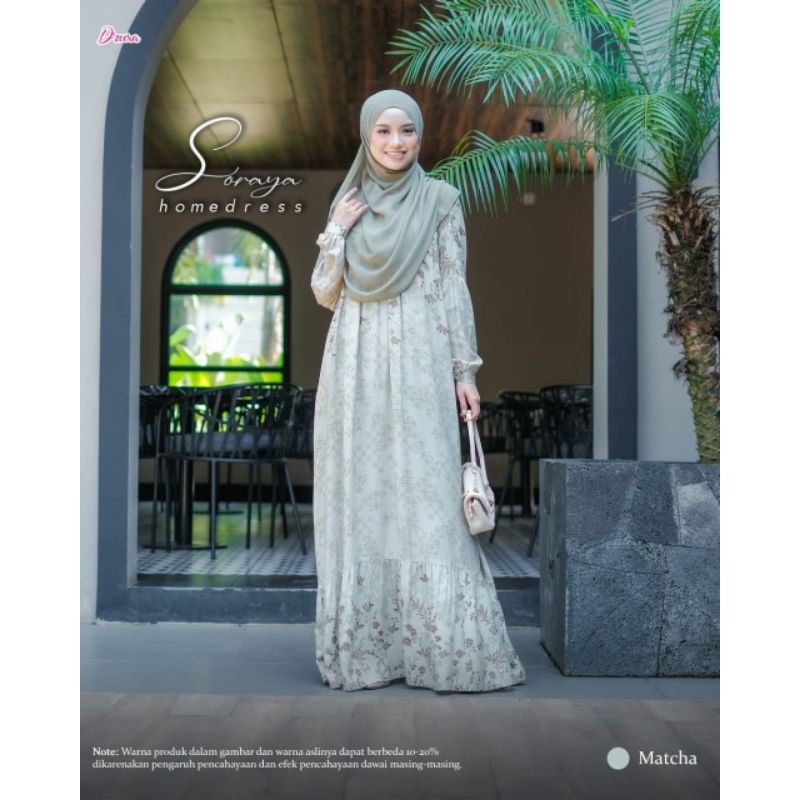 SORAYA DRESS BY DZEERA HOMEDRESS RAYON GAMIS ADEM GAMIS MEWAH GAMIS MOTIF GAMIS RAYON