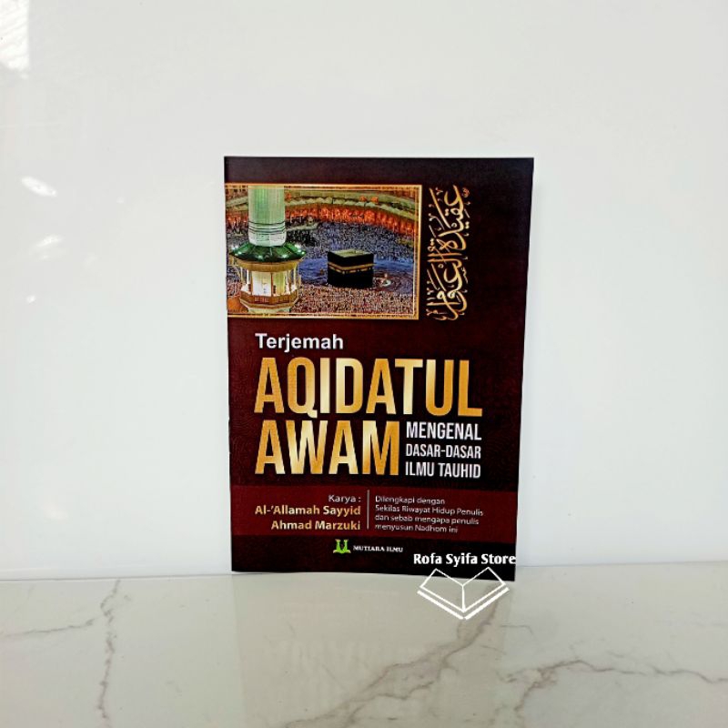 Buku Kitab Aqidatul Awam Terjemah Ukuran Saku