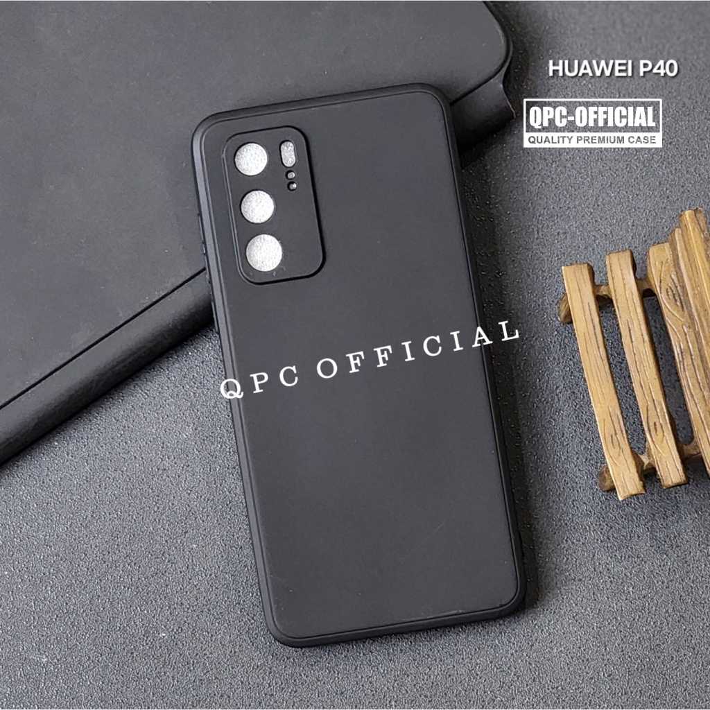 Case Huawei P40 Huawei P40 Pro Macaron Black Soft Case Black Slim Matte Huawei P40 Huawei P40 Pro MS