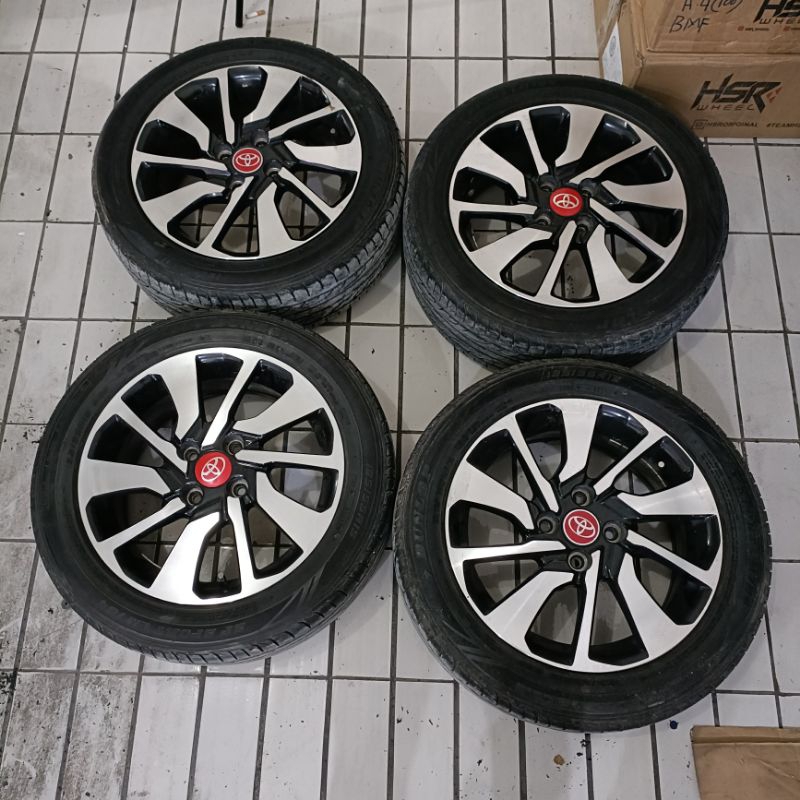 Velg Mobil Second Replika Brio RS Ring 15 pcd 4x100 + Ban 185 55 R15