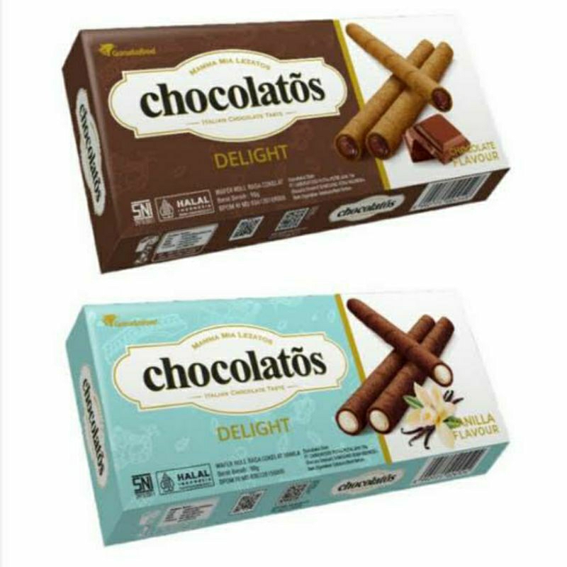 

CHOCOLATOS WAFER ROLL DELIGHT 90gr