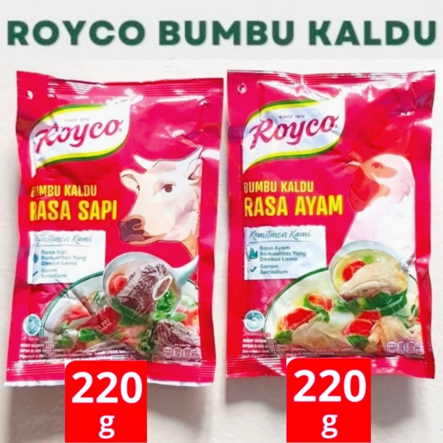 

Kaldu Masak Royco Bumbu Kaldu 220 gr