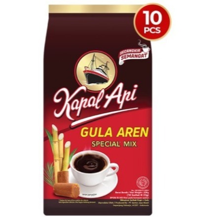 

Kapal Api Special Mix Gula Aren renceng 10 sachet 23 gr