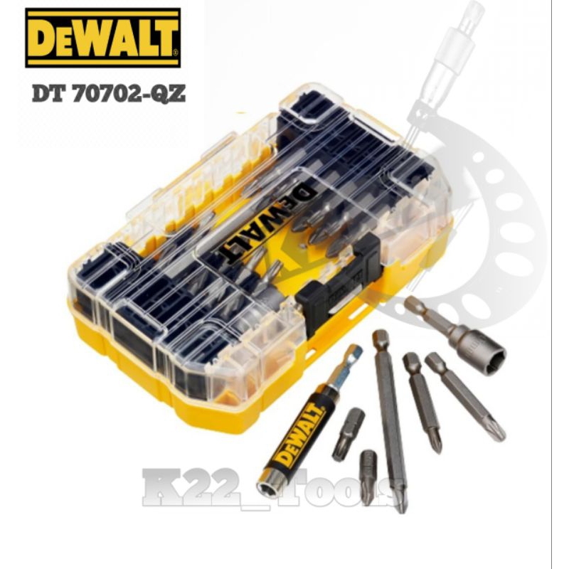 MATA OBENG SET 40PCS DEWALT DT70702 - QZ / DEWALT DT70702 SCREWDRIVER SET