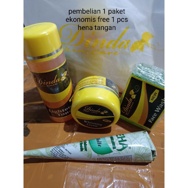 DINDA SKINCARE Free  1 pcs hena tangan  BPOM/HASIL EXPRESS