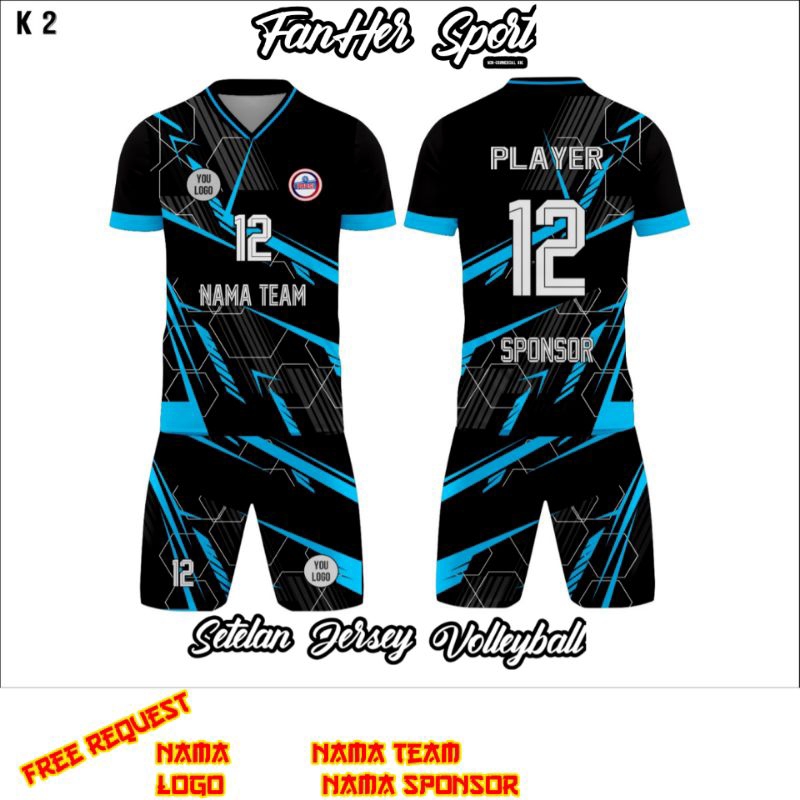 setelan Jersey voli volly volleyball full printing // setelan olahraga voli volly volleyball full pr