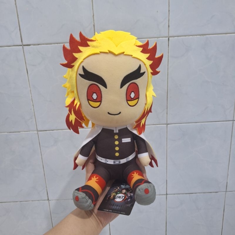 Kimetsu no Yaiba Demon Slayer Rengoku Kyojuro BIG Plush Doll FURYU