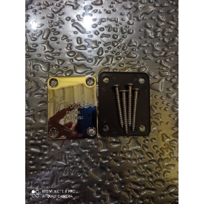Plat neck gitar dan bass fender crom