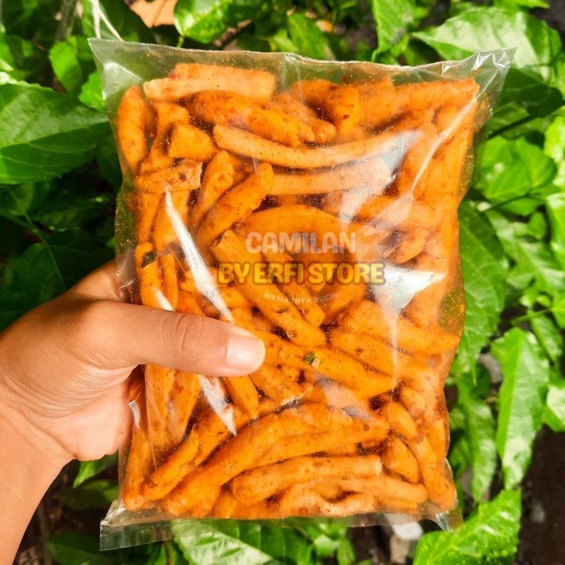 

Basreng Pedas Daun Jeruk Renyah 250gram