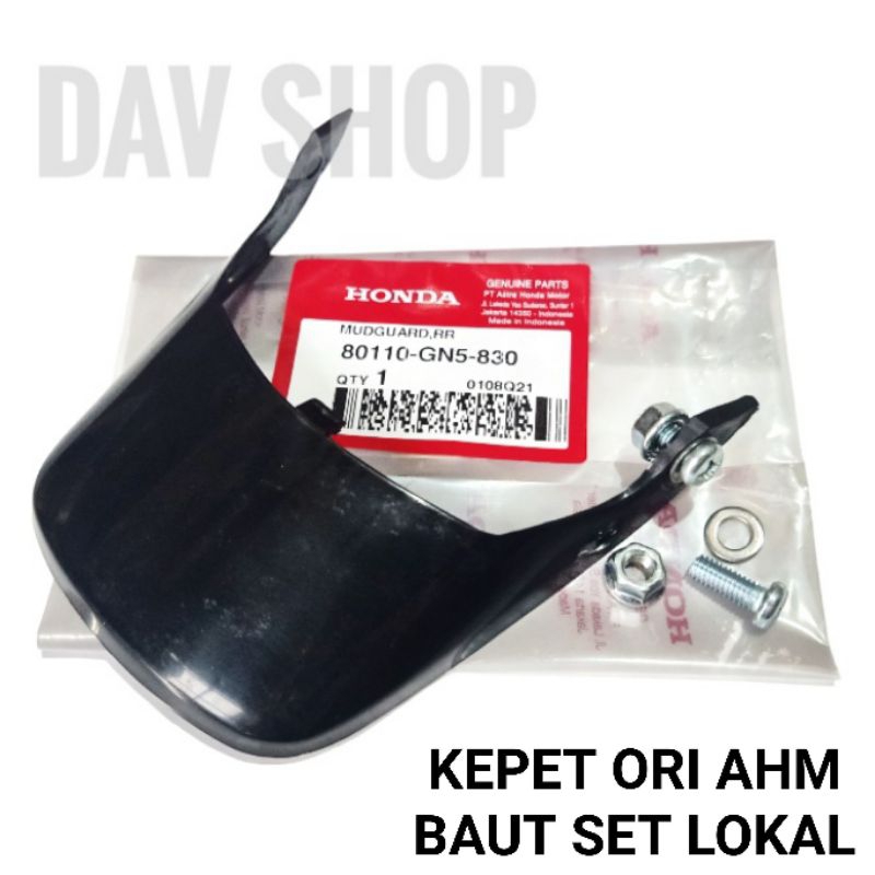 Kepet air spakbor belakang Honda Astrea Grand bulus/sabit Impressa Legenda Original AHM 80110GN5830