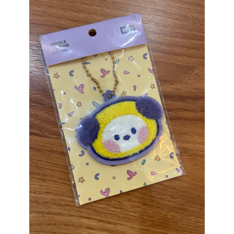 BT21 Official Boucle Keyring Chimmy