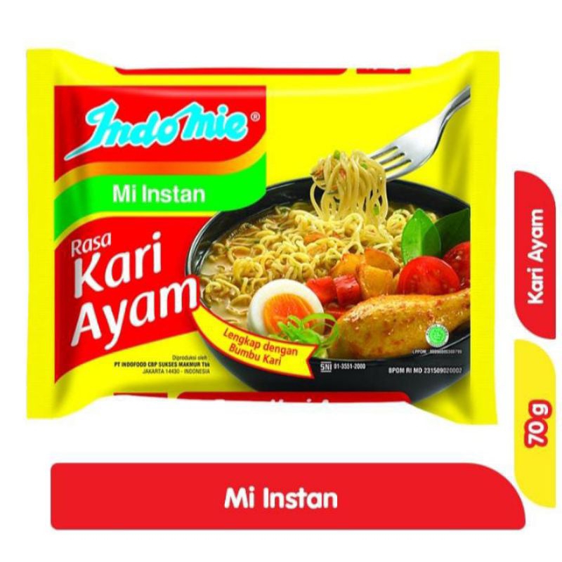 

Indomie Instan Kari Ayam 70g