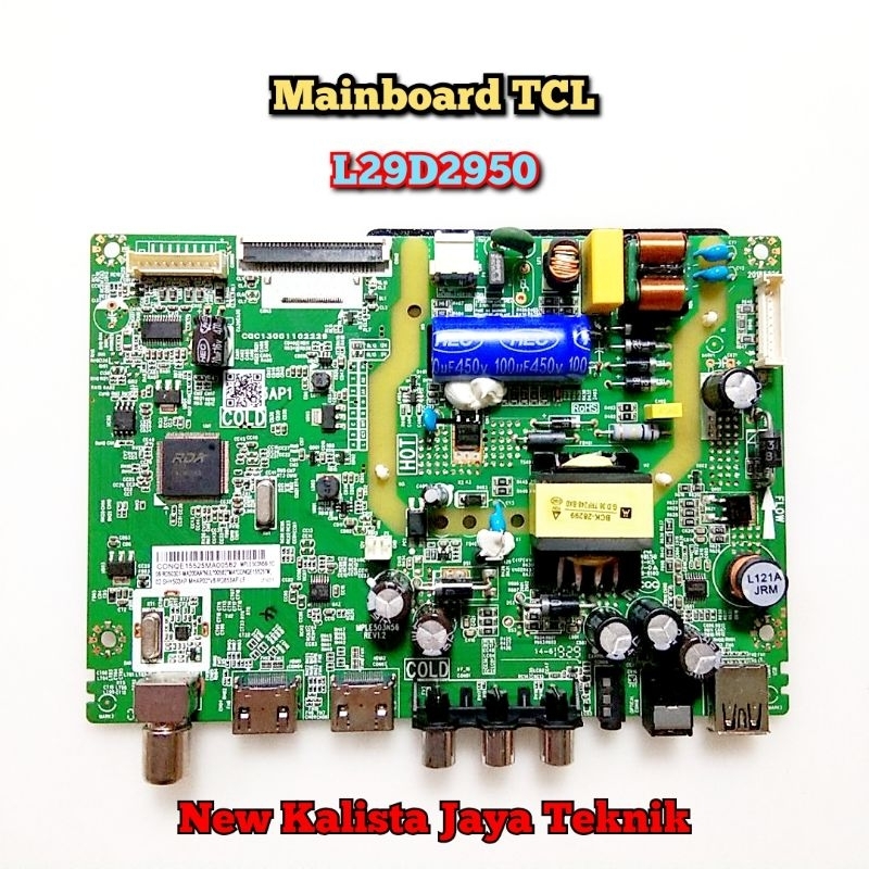 MAINBOARD TV TCL 29D2950 ORIGINAL BARU RD503AP1 MB TCL 29D2950 MOTHERBOARD TV L29D2950 MB 29D2950 ME