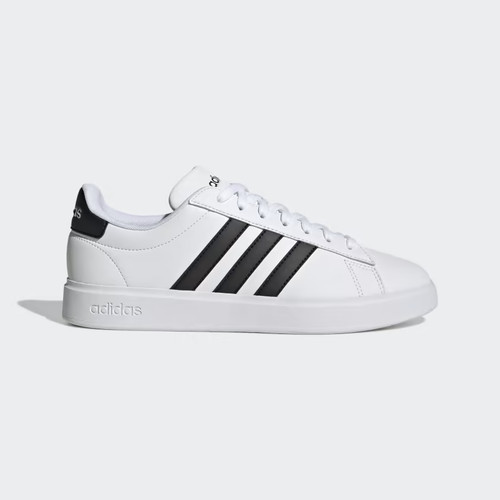 Adidas Grand Court White Black Material Original
