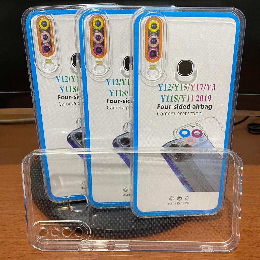 CASE CLEAR VIVO Y17 Y15 Y12 Y12i Y11S Y3 CASE BENING AIRBAG CASE ORIGINAL ANTI KUNING -DC