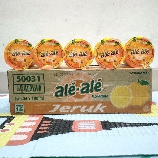 

Ale-ale Jeruk 180 Ml ( Karton )