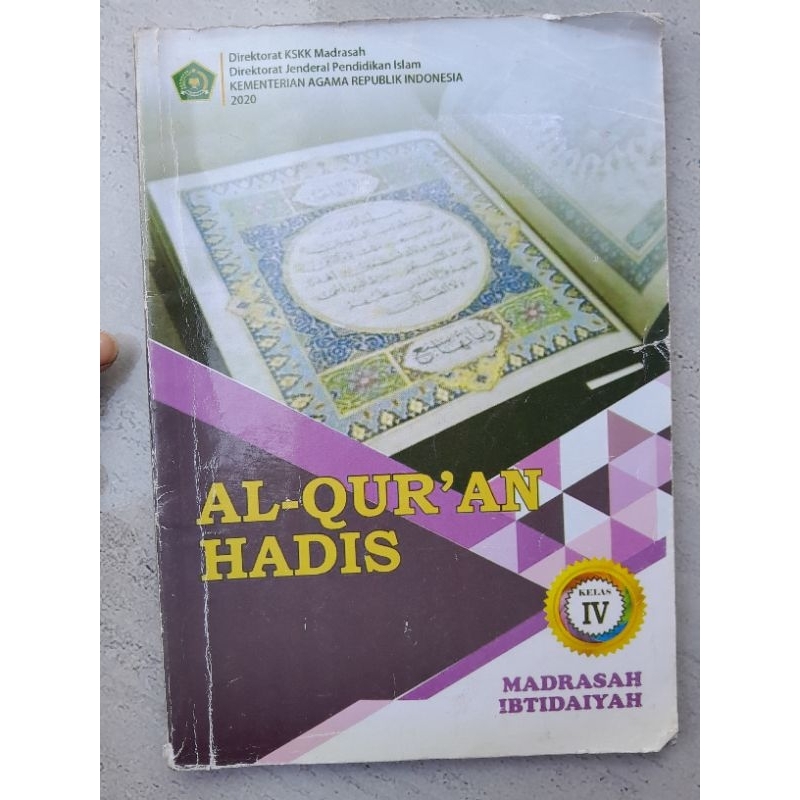 

Buku Alquran Hadis kelas 4 SD