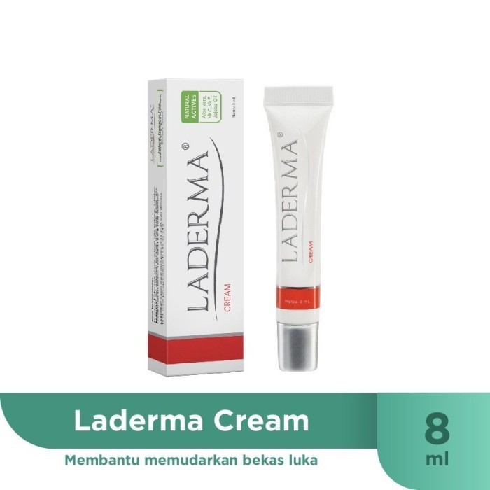 Laderma Cream 8 ml - Krim Bekas Luka Laderma Scar Repair Cream