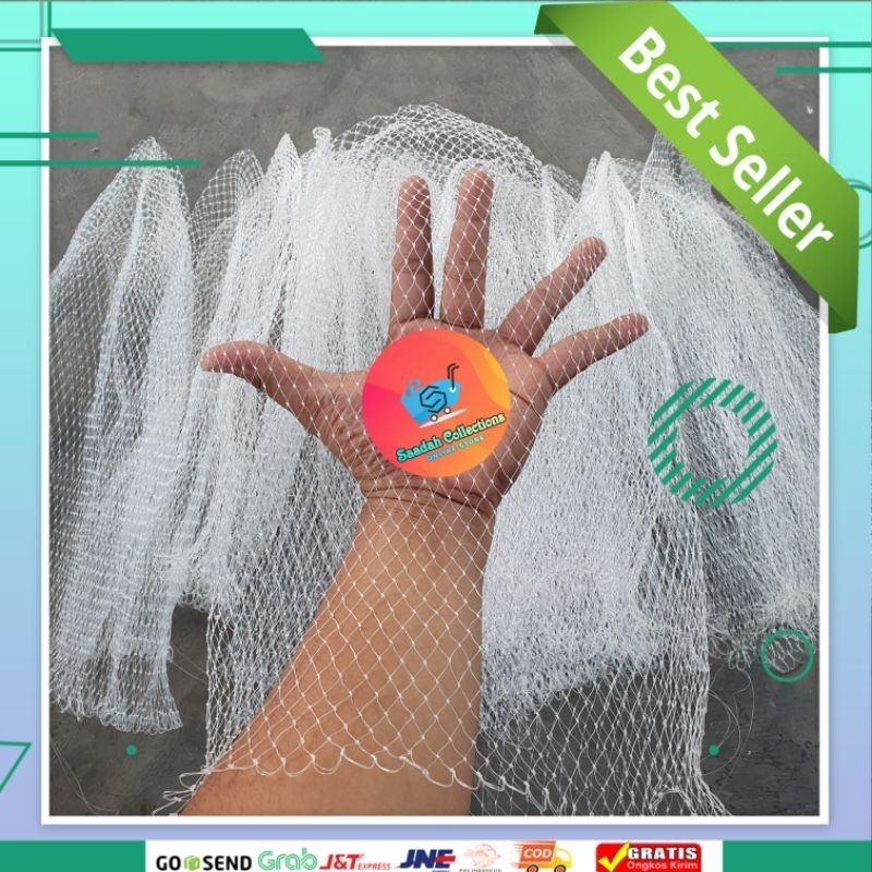 Jaring Ikan Senar udang / serok udang ikan kali/ seser ikan kecil udang kecil