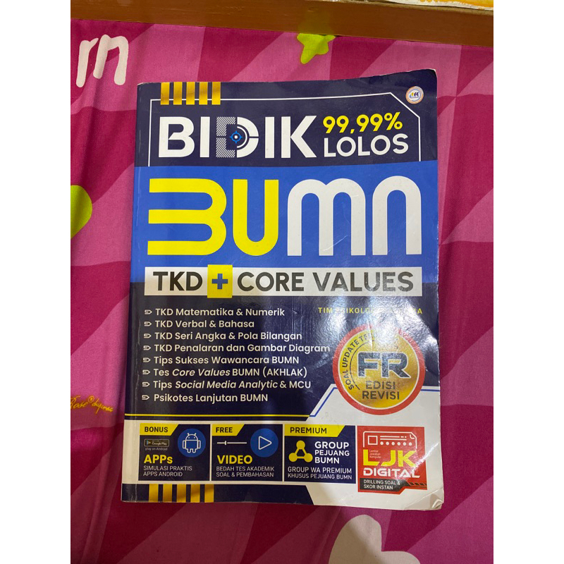 PRELOVED BUKU BIDIK BUMN / BUKU BIDIK BUMN BEKAS / BIDIK BUMN