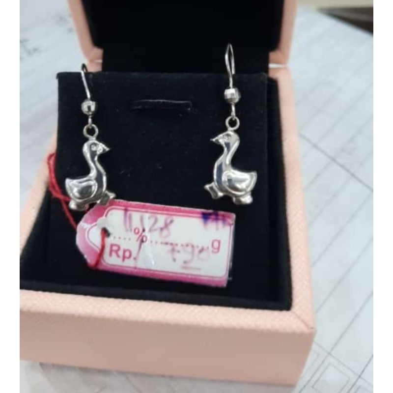 Anting emas 75 bebek gantung