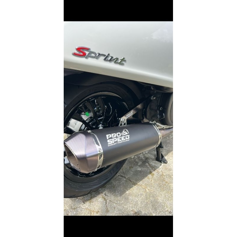 Knalpot Pro Speed CNC Vespa Sprint