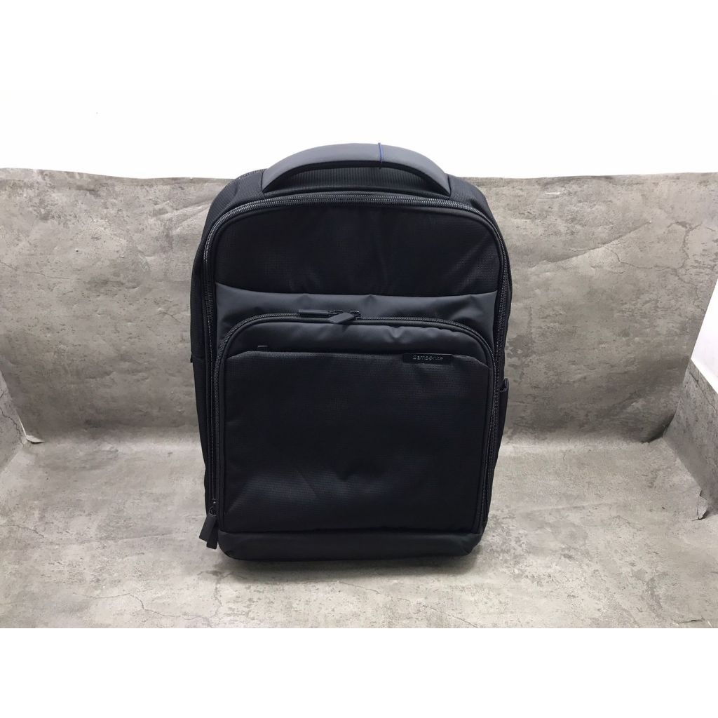Tas Ransel Laptop Samsonite  Mysight Laptop Backpack Black Pria Wanita 14 inch Unisex Laptop Hitam O