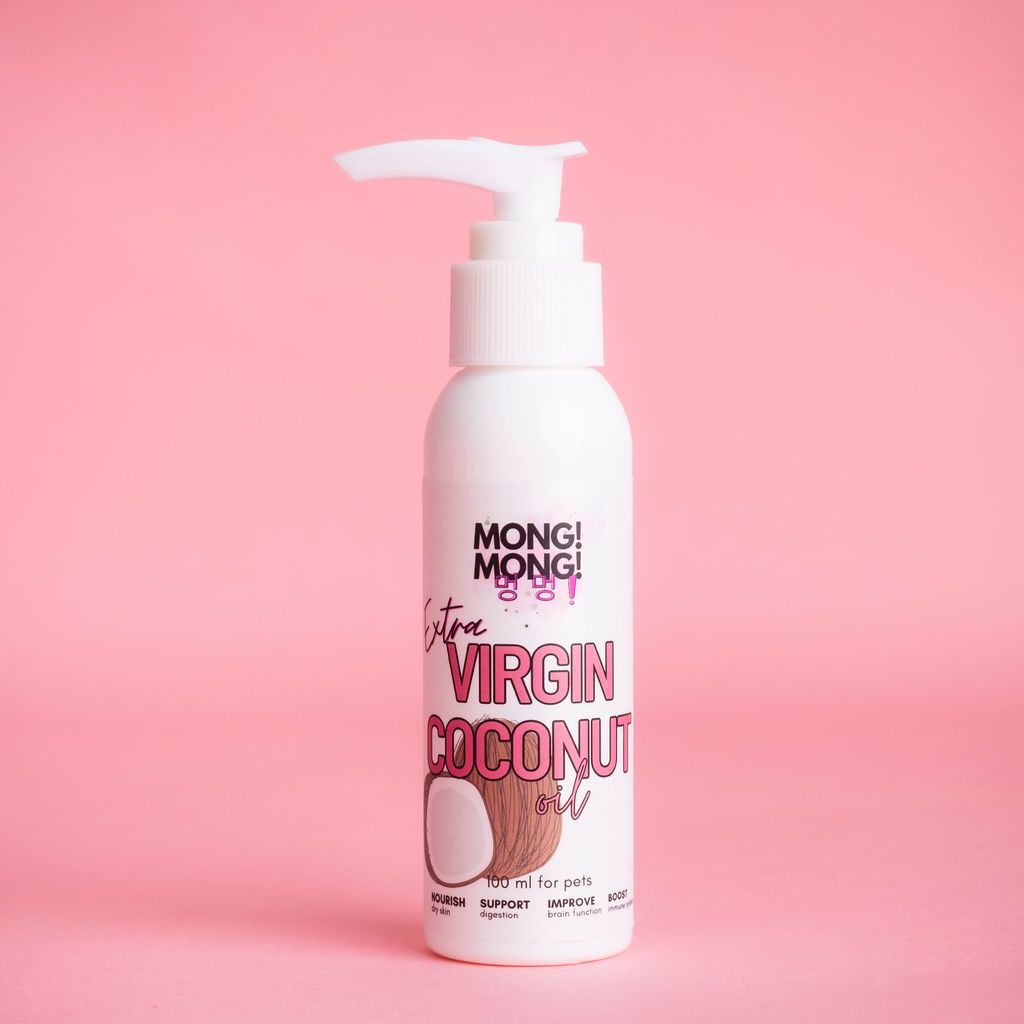 MONGMONG Virgin Coconut Oil supplement untuk anjing kucing