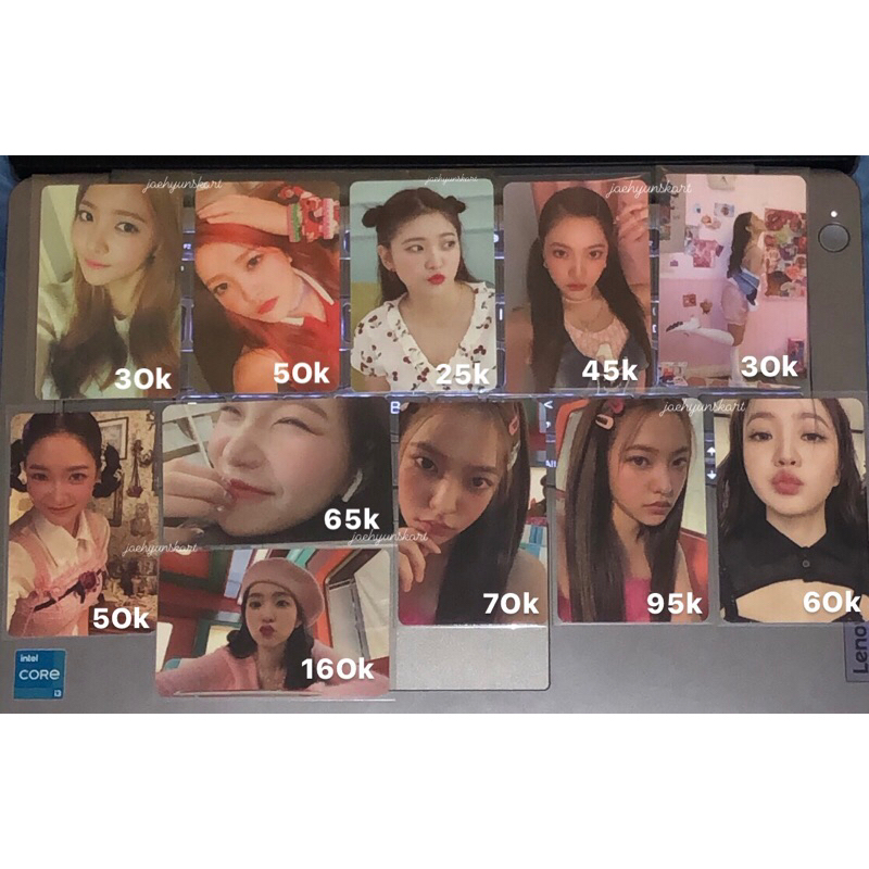 Photocard Irene Yeri Red Velvet russian roulette queendom feel my rhythm birthday zimzalabim the rev