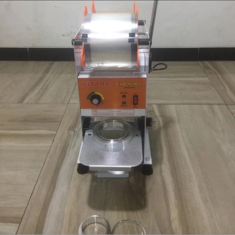 Mesin Cup Sealer Pres Segel Seal Gelas Plastik Minuman