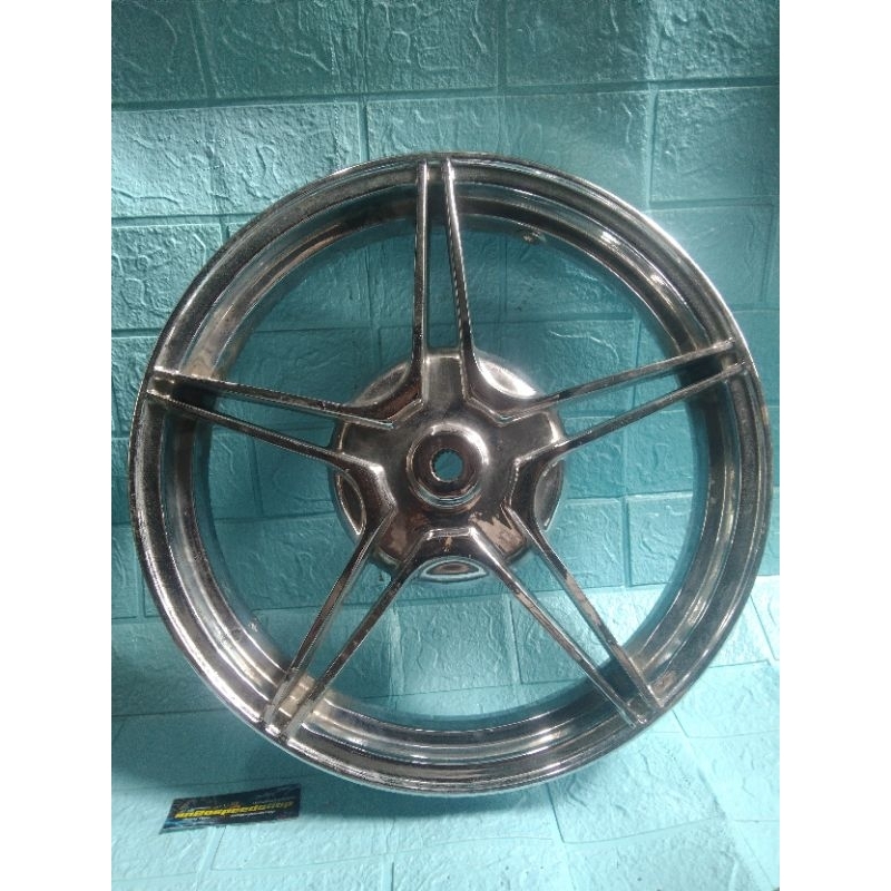 velg mio bsc Thailand/velg bsc Mio ring 14 velg belakang aja/velg Mio bsc Thailand/velg Yamaha Mio s