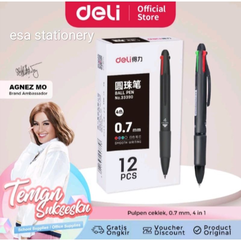 

Deli Pulpen Cetek 4 Warna 33390