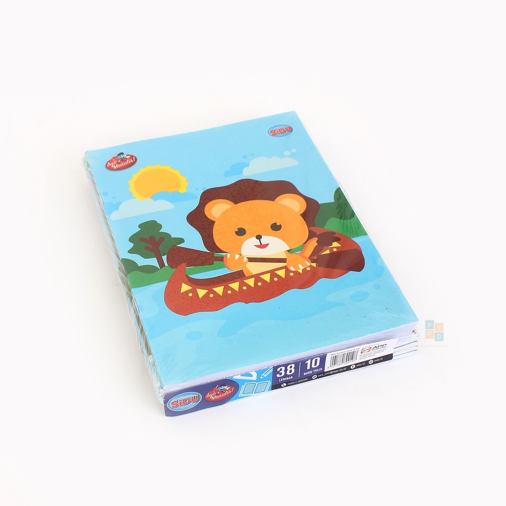 

Buku Tulis Sidu 38 Lembar / Buku Sekolah Anak Karakter Sinar Dunia [PER PACK ISI 10 PCS]