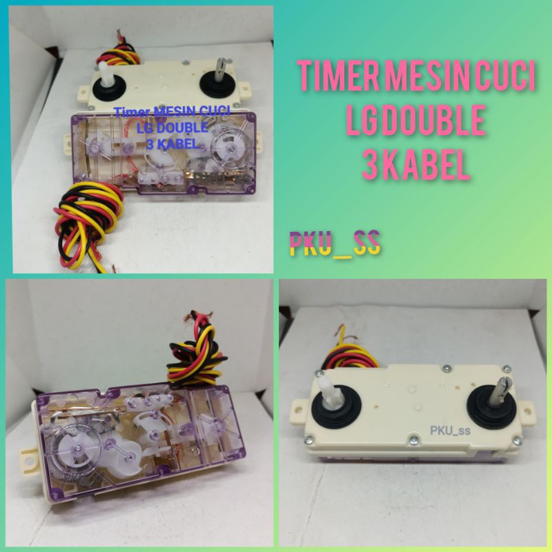 TIMER MESIN CUCI LG DOUBLE 3KABEL / timer pencuci mesin cuci doble 3 kabel