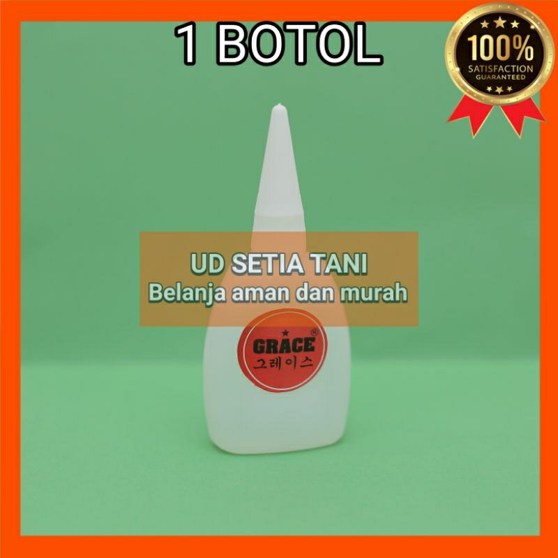 

[COD]Lem Cair Super Lengket/Grace Adhesive Cyanoacrylate Jumbo[1botol/pcs]