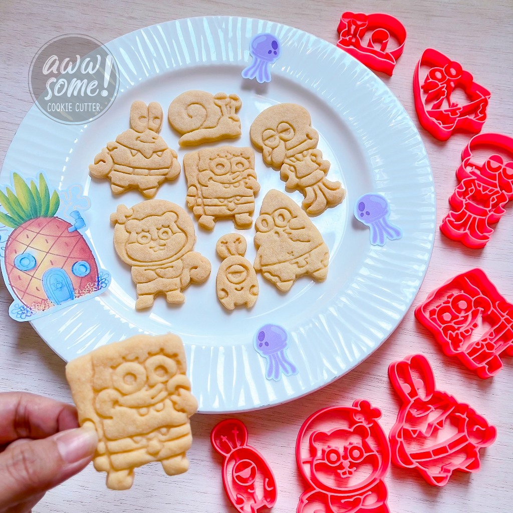 Spongebob cookie Cutter | Cetakan Kue Kering karakter Spongebob
