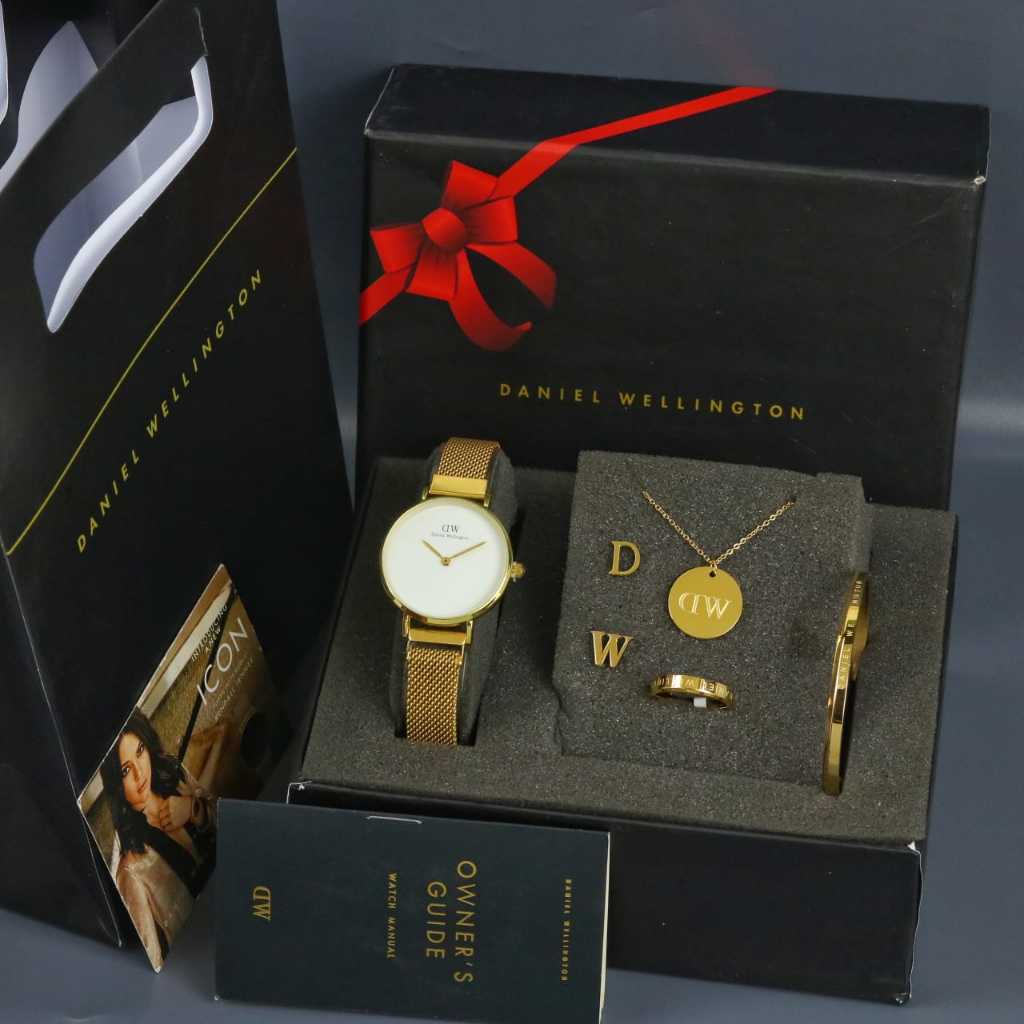 HAMPERS, JAM TANGAN PAKET WANITA RANTAI PASIR MAGNET, INCLUDE BOX + PAPER BAG FREE ACC GELANG, KALUN