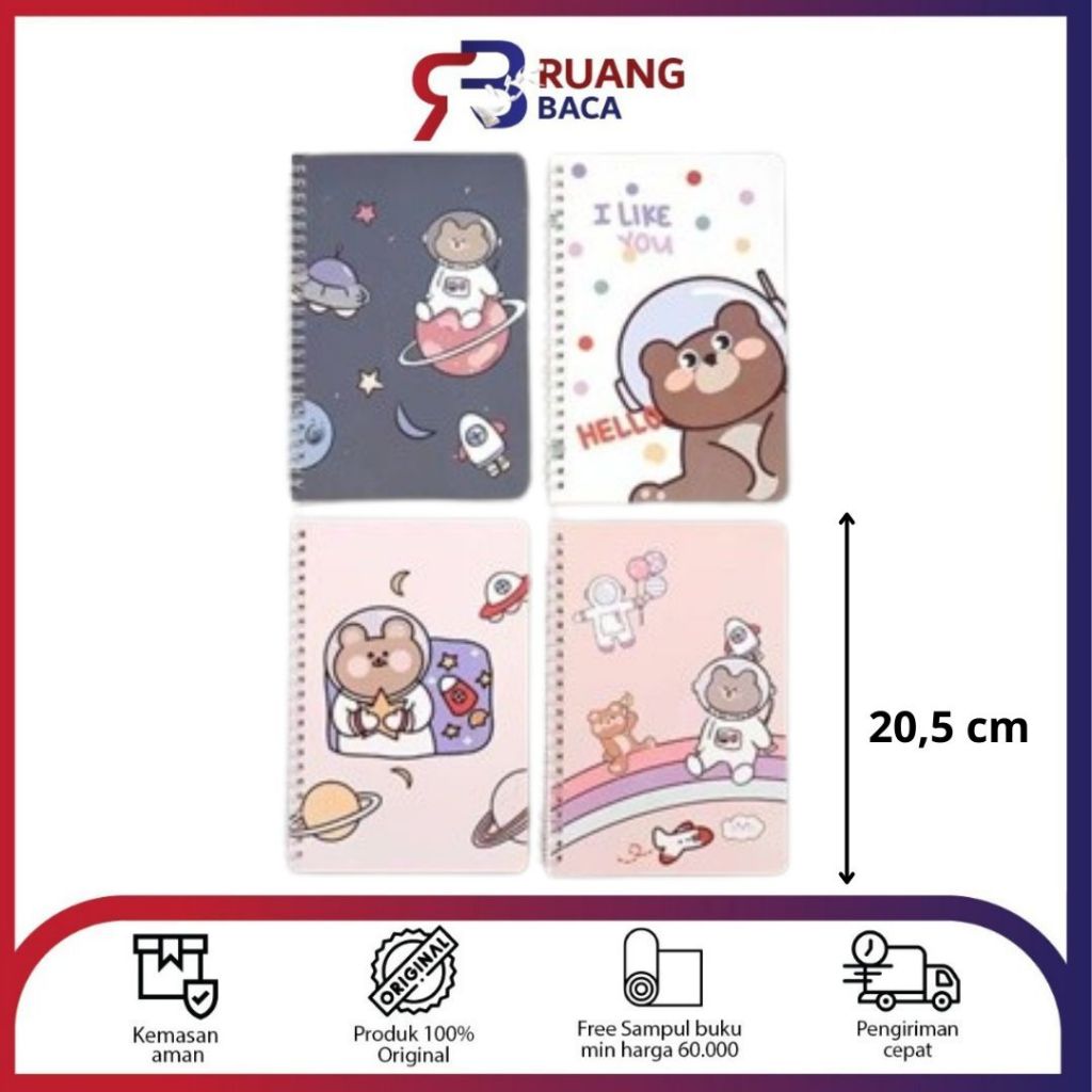 

SPIRAL NOTE BOOK A5 VC A5-001 SAJ