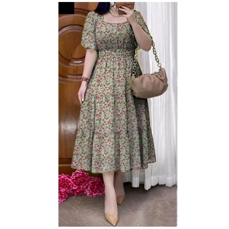 Dress Molia Kerut Dada / Daster Molia Kerut Dada