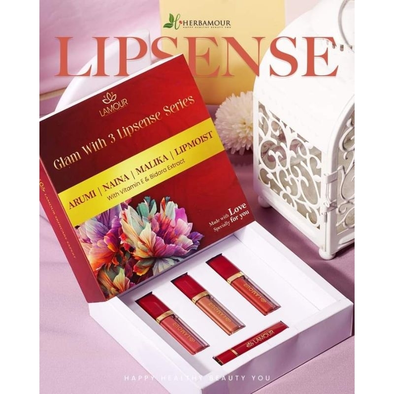 LIPSENSE By LAMOUR - PAKET LIPSENSE FREE LIPMOIST
