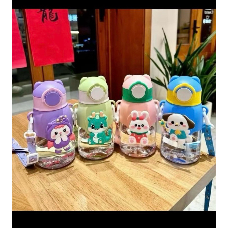 botol karakter bening / botol anak