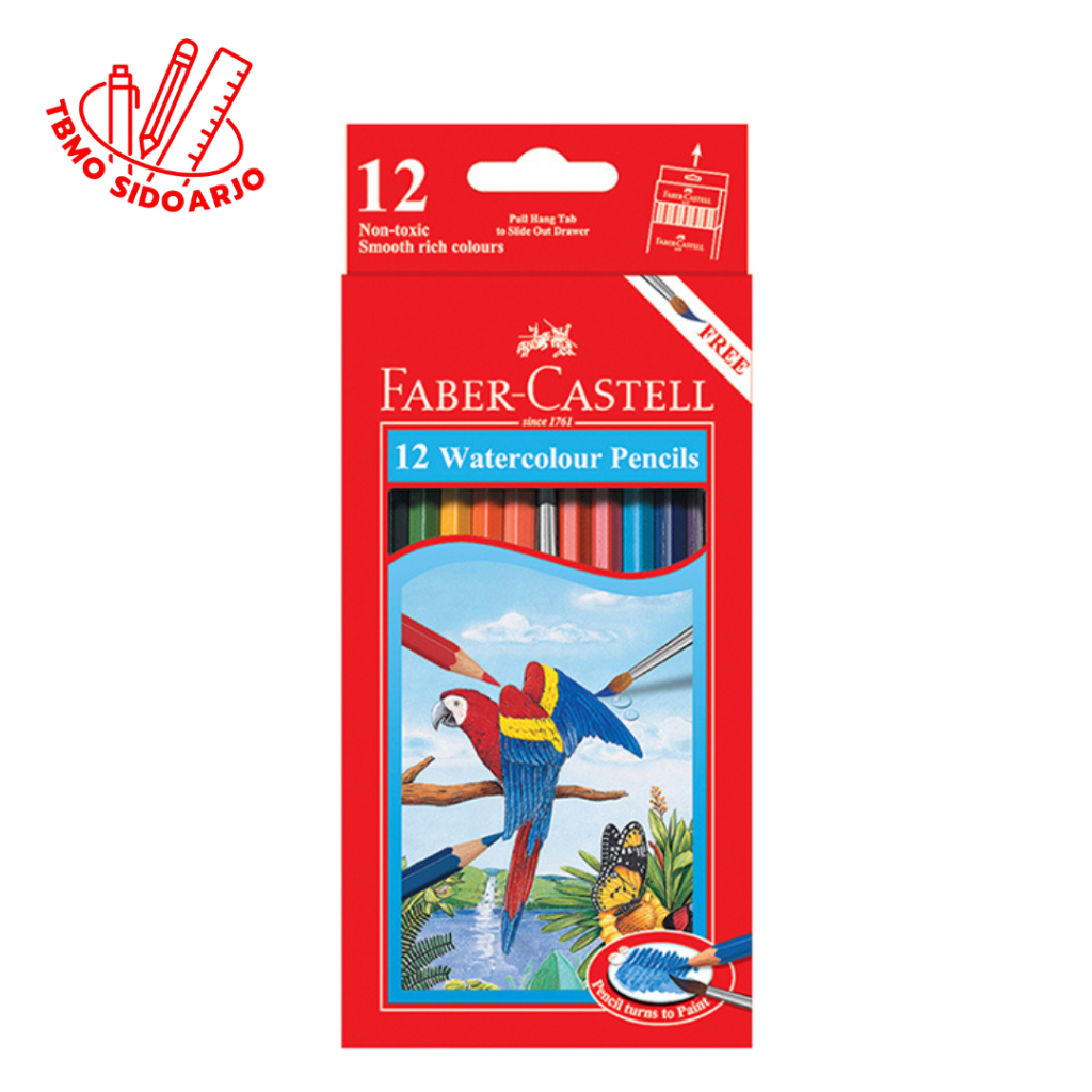 

TBMO Faber Castell Watercolour Pencils 12 Warna 114462