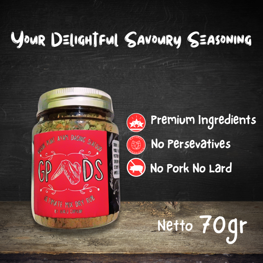 

Henlo Chimkin! - GPADS Ultimate Mix Dry Rub Bumbu Marinasi (70gr)