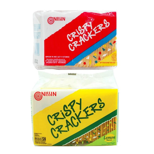 

Nissin Crispy Crackers 250 gr Nissin Crispy Crackers Lemon 200 gr