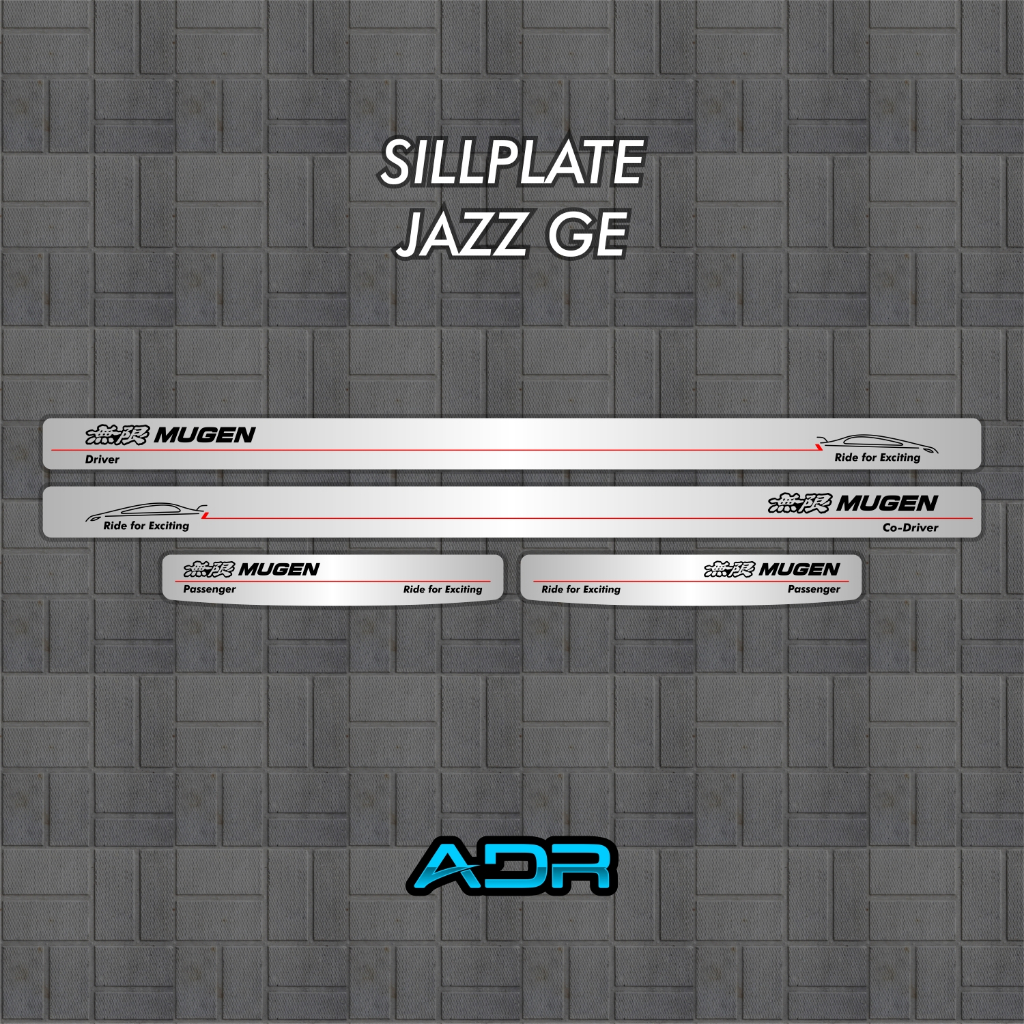 Sillplate Honda Jazz GE8 Fit Mugen