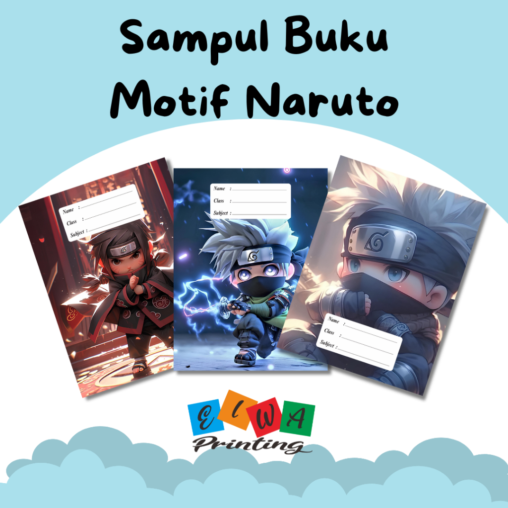 

(ISI 8 LEMBAR) SAMPUL BUKU TULIS SIDU CAMPUS BIGBOSS / SAMPUL BUKU MOTIF ESTETIK NARUTO / Sampul Custom / SAMPUL BUKU AESTHETIC