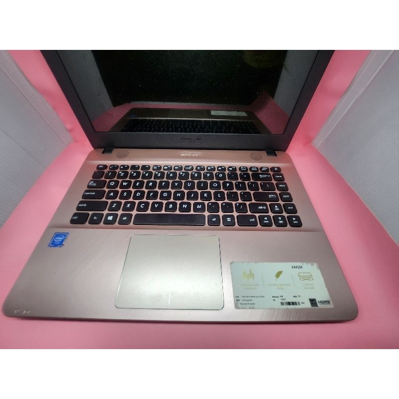 Laptop murah 1 jutaan Asus x441m ram 4gb hdd 1tb mulus