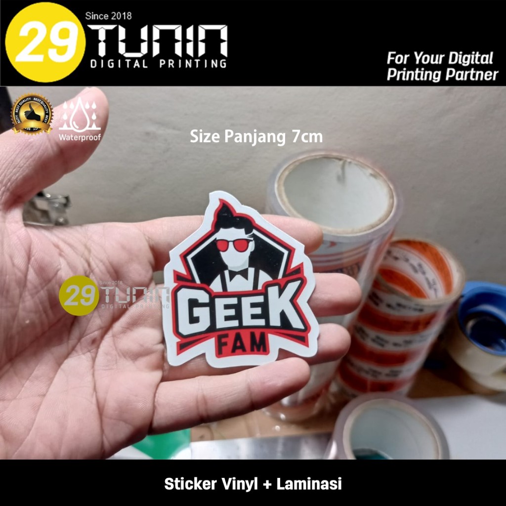 

Sticker Vinyl - Geek Slate Esport