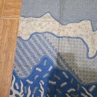 KAIN BATIK NAGA MAS BIRU SOFT PASTEL SEGARA